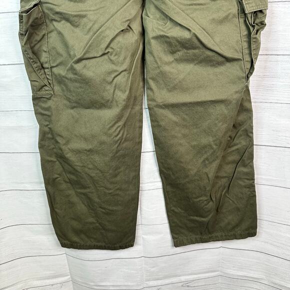Levis Womens size 29 94 Baggy Pants Cargo Grunge Y2K Streetwear Green - Picture 7 of 10